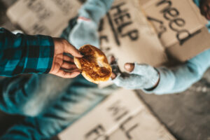Orphaned children studying and receiving nutritious meals at a Christian orphanage in Pakistan