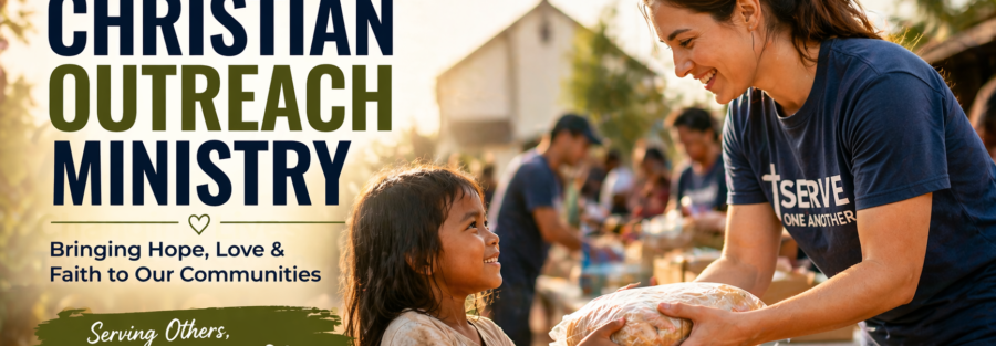 Christian outreach ministry helping poor children and community with food and support
