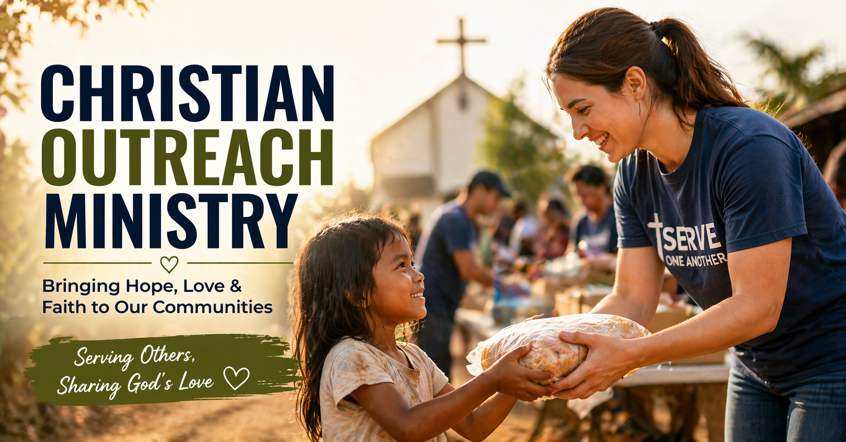 Christian outreach ministry helping poor children and community with food and support
