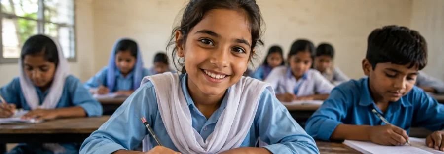 How NGOs improve children's education by providing quality education, learning resources, teacher support, and safe classrooms for Pakistani children.
