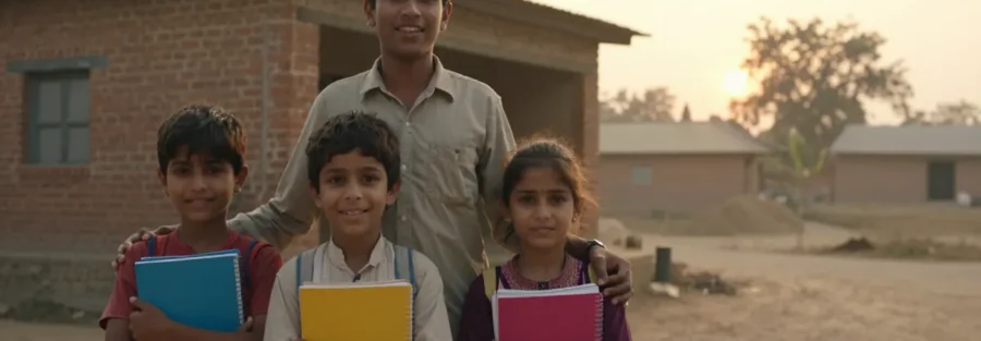 Poverty in Pakistan showing children and families affected by economic hardship and long-term poverty